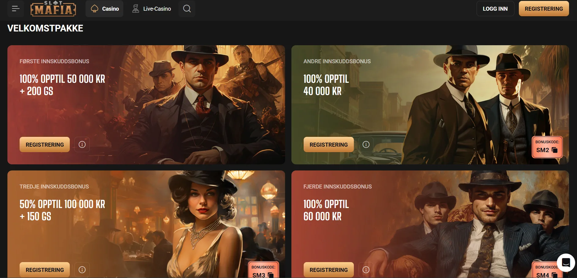 Slot Mafia Casino Screen