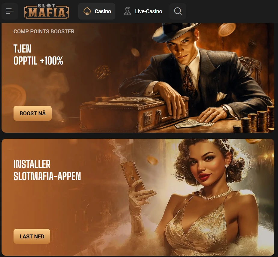 Slot Mafia Casino Screen